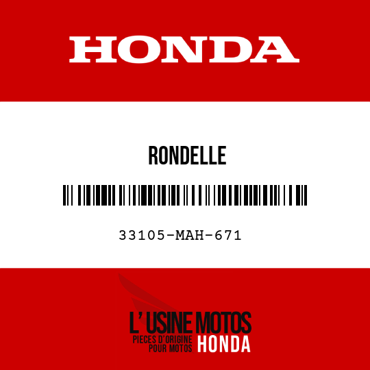 image de 33105-MAH-671 RONDELLE