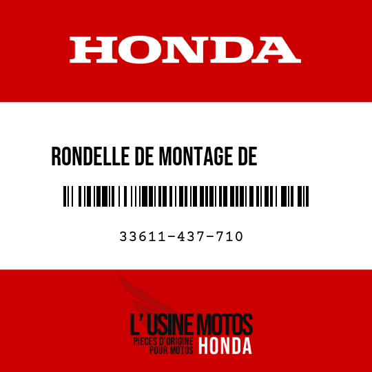 image de 33611-437-710 RONDELLE DE MONTAGE DE        CLIGNOTANT