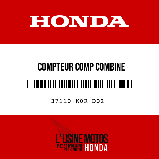 image de 37110-K0R-D02 COMPTEUR COMP COMBINE