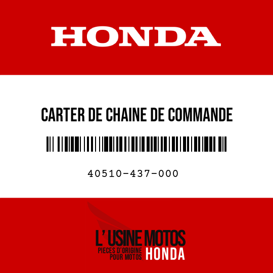 image de 40510-437-000 CARTER DE CHAINE DE COMMANDE