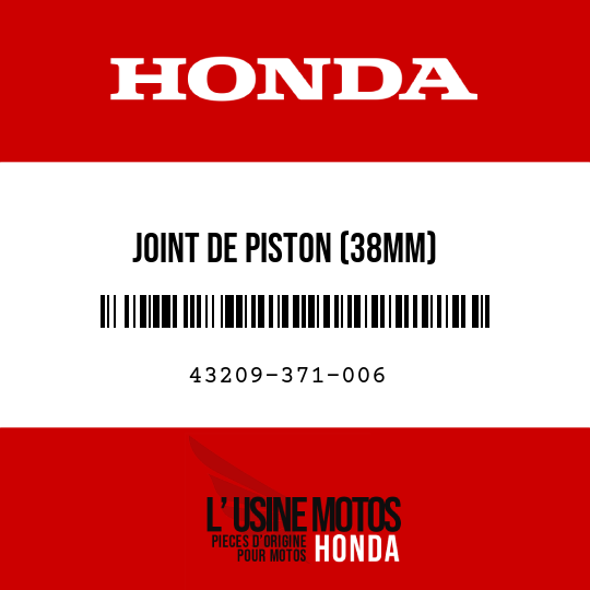 image de 43209-371-006 JOINT DE PISTON (38MM)