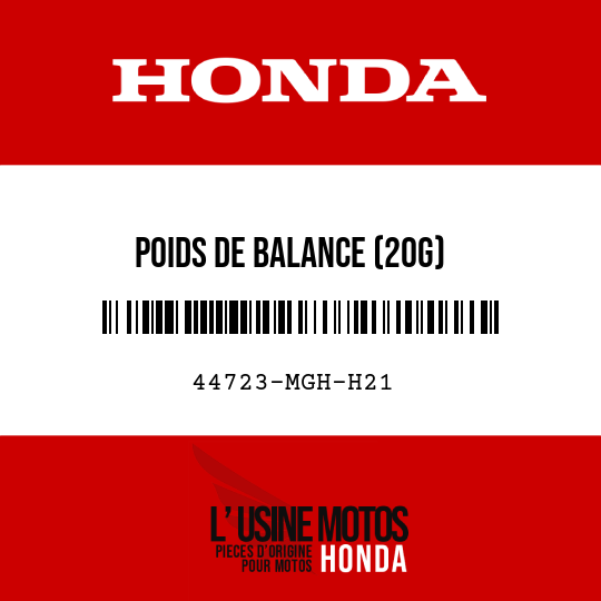 image de 44723-MGH-H21 POIDS DE BALANCE (20G)