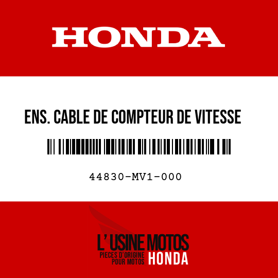 image de 44830-MV1-000 ENS. CABLE DE COMPTEUR DE VITESSE