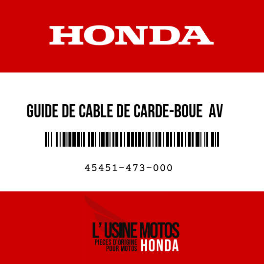 image de 45451-473-000 GUIDE DE CABLE DE CARDE-BOUE  AV