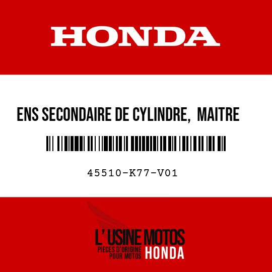 image de 45510-K77-V01 ENS SECONDAIRE DE CYLINDRE,  MAITRE AV (NISSIN)