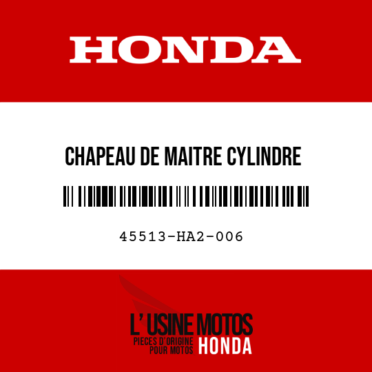 image de 45513-HA2-006 CHAPEAU DE MAITRE CYLINDRE