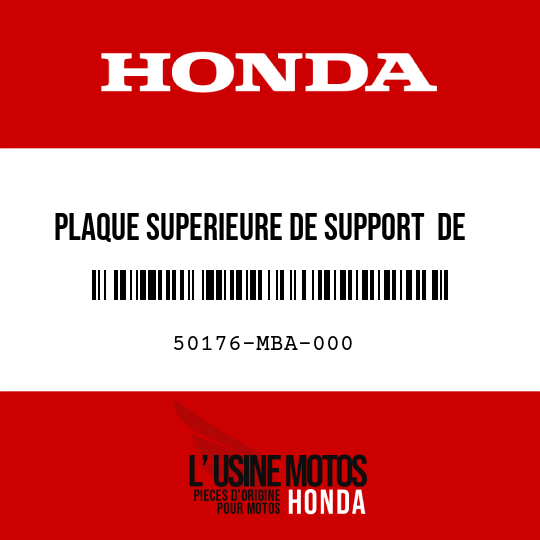 image de 50176-MBA-000 PLAQUE SUPERIEURE DE SUPPORT  DE MOTEUR AV