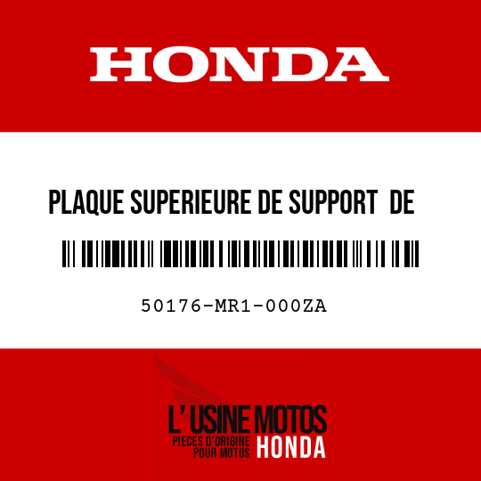 image de 50176-MR1-000ZA PLAQUE SUPERIEURE DE SUPPORT  DE MOTEUR AV PB196CU 