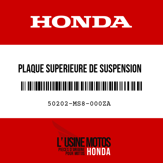 image de 50202-MS8-000ZA PLAQUE SUPERIEURE DE SUSPENSION MOTEUR AR. D. *NH138 *