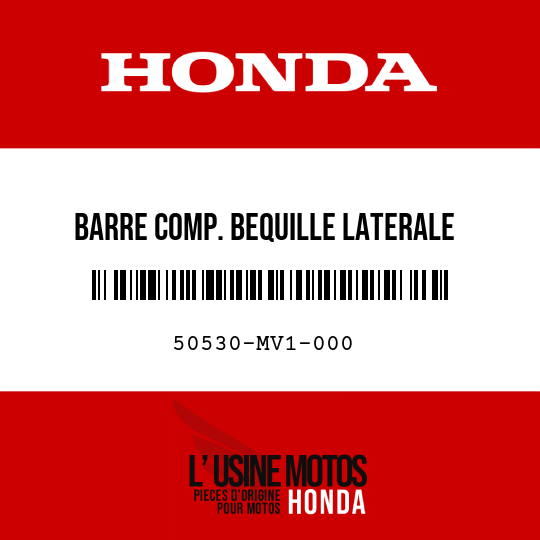 image de 50530-MV1-000 BARRE COMP. BEQUILLE LATERALE