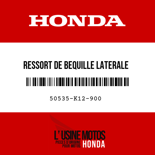 image de 50535-K12-900 RESSORT DE BEQUILLE LATERALE