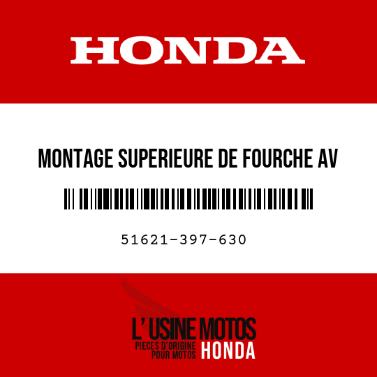 image de 51621-397-630 MONTAGE SUPERIEURE DE FOURCHE AV