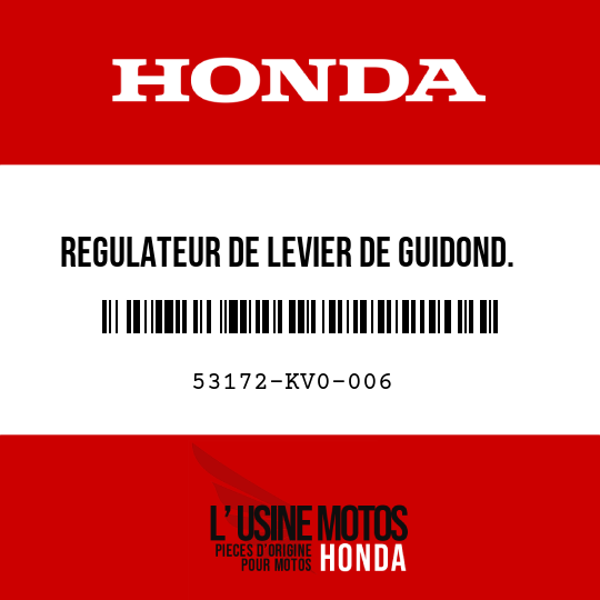 image de 53172-KV0-006 REGULATEUR DE LEVIER DE GUIDOND.