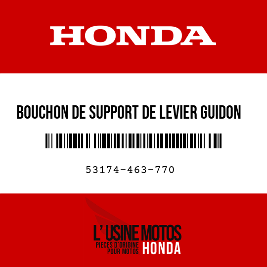 image de 53174-463-770 BOUCHON DE SUPPORT DE LEVIER GUIDON