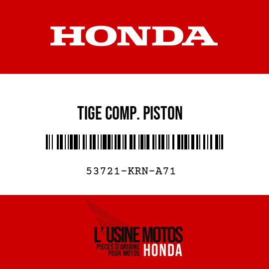 image de 53721-KRN-A71 TIGE COMP. PISTON