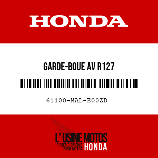 image de 61100-MAL-E00ZD GARDE-BOUE AV R127 