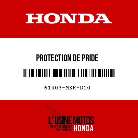 image de 61403-MKR-D10 PROTECTION DE PRIDE