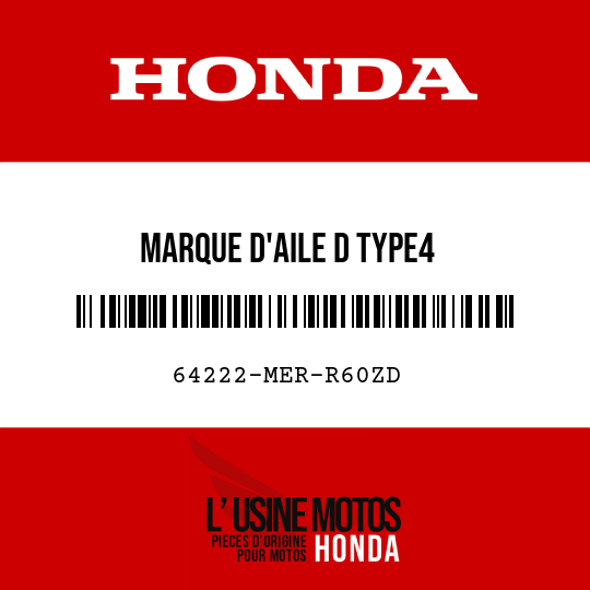 image de 64222-MER-R60ZD MARQUE D'AILE D TYPE4