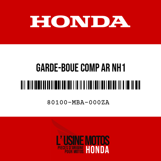 image de 80100-MBA-000ZA GARDE-BOUE COMP AR NH1 