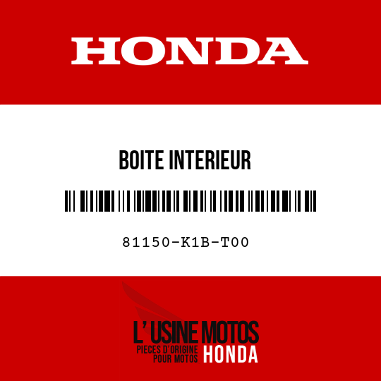 image de 81150-K1B-T00 BOITE INTERIEUR