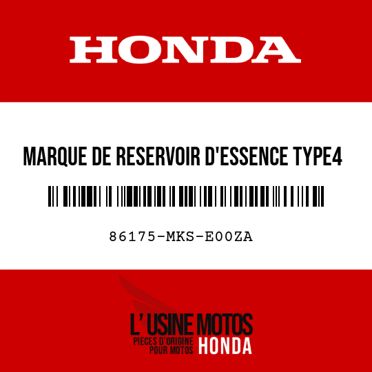 image de 86175-MKS-E00ZA MARQUE DE RESERVOIR D'ESSENCE TYPE4