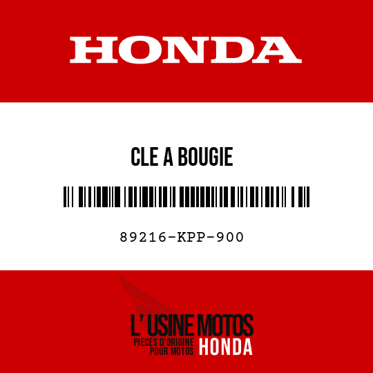 Clé à bougie, bougie C, 16mm et 17mm, d'origine Honda 