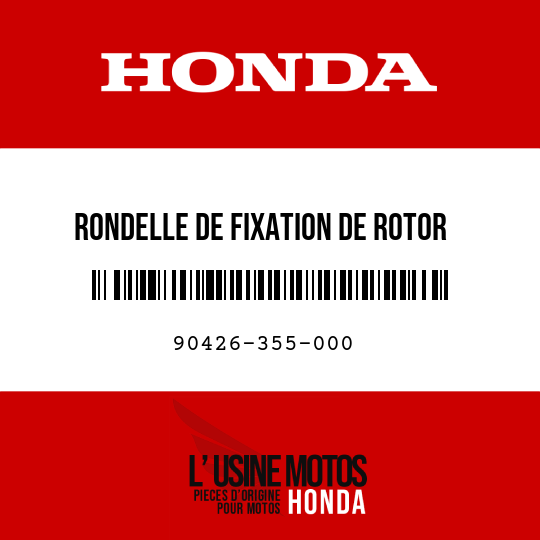 image de 90426-355-000 RONDELLE DE FIXATION DE ROTOR