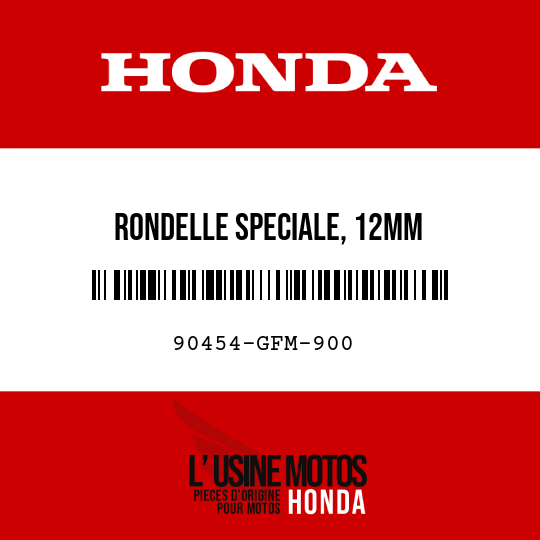 image de 90454-GFM-900 RONDELLE SPECIALE, 12MM