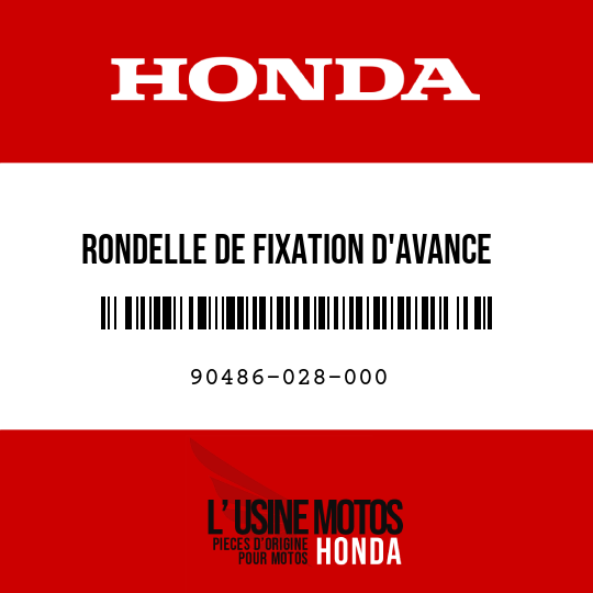 image de 90486-028-000 RONDELLE DE FIXATION D'AVANCE ALLUMAGE