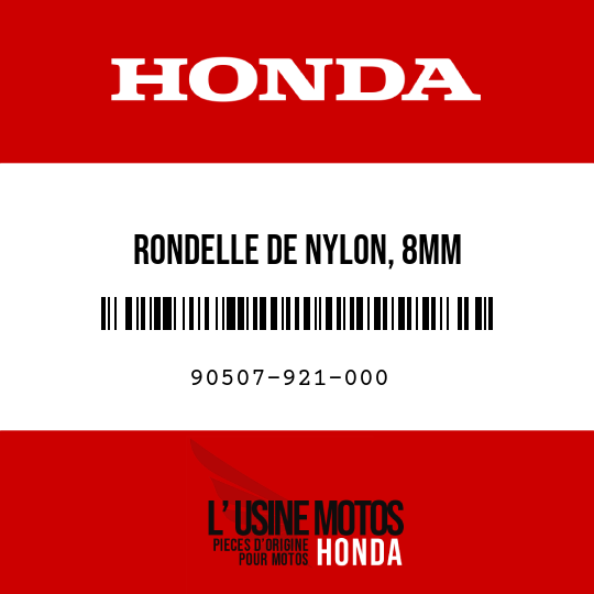 image de 90507-921-000 RONDELLE DE NYLON, 8MM