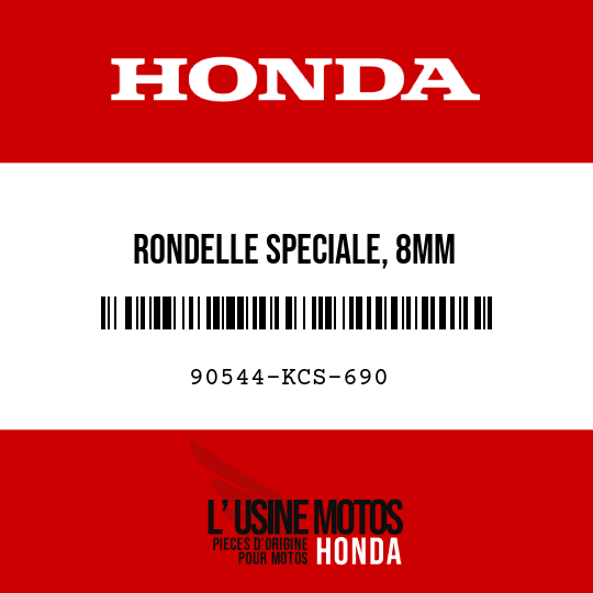 image de 90544-KCS-690 RONDELLE SPECIALE, 8MM